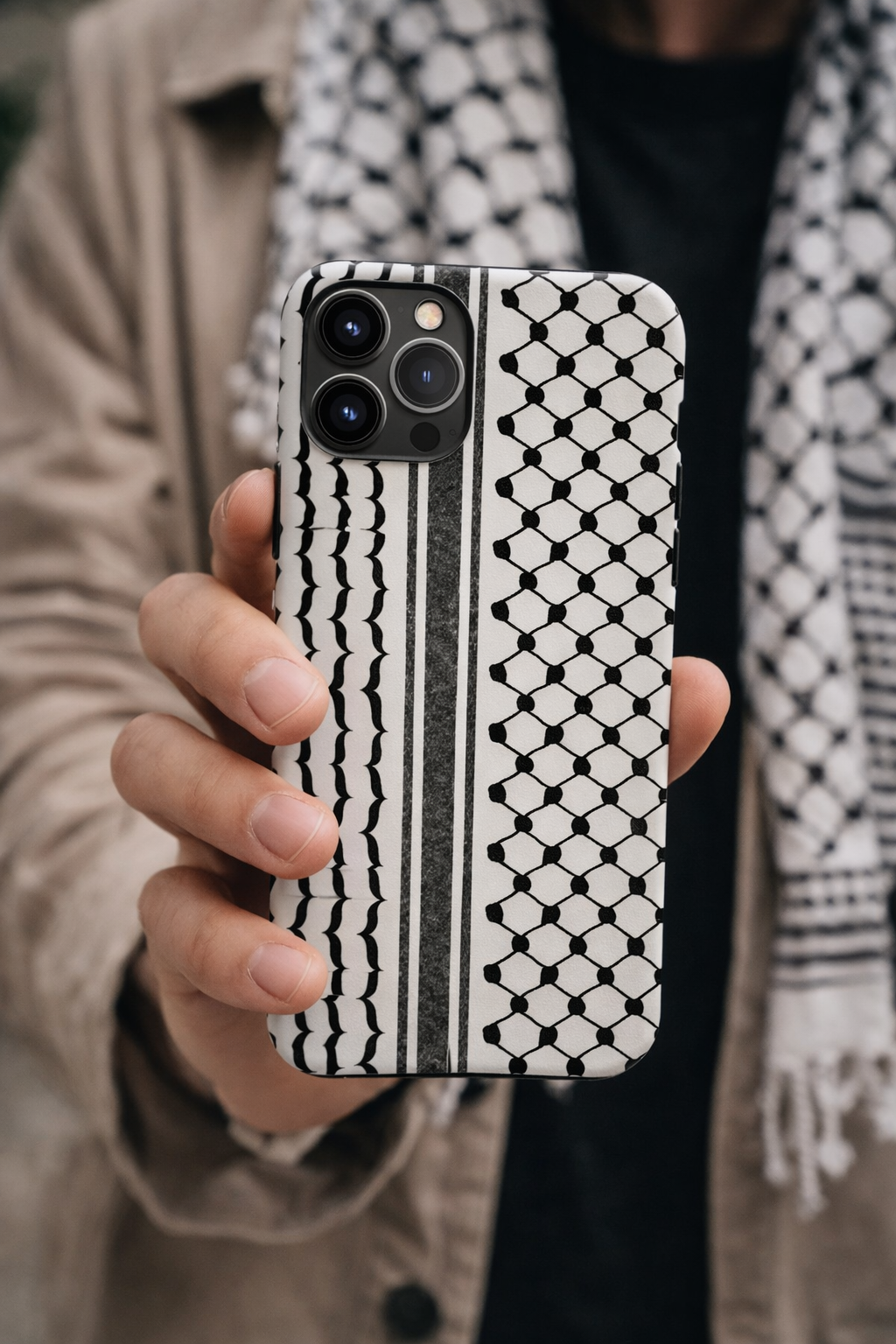 Coque de téléphone Palestine keffieh