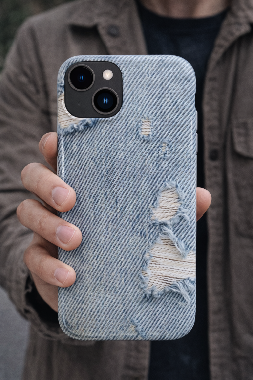 Coque de téléphone Jean texture